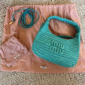 Brand new Miu Miu crochet bag